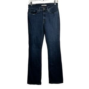 Levi’s Classic Bootcut Jeans Women’s Size 4 Dark Wash Mid Rise Stretch Denim